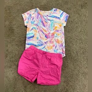 Girls Children’s Place Swirl Hot Pink Outfit size 14